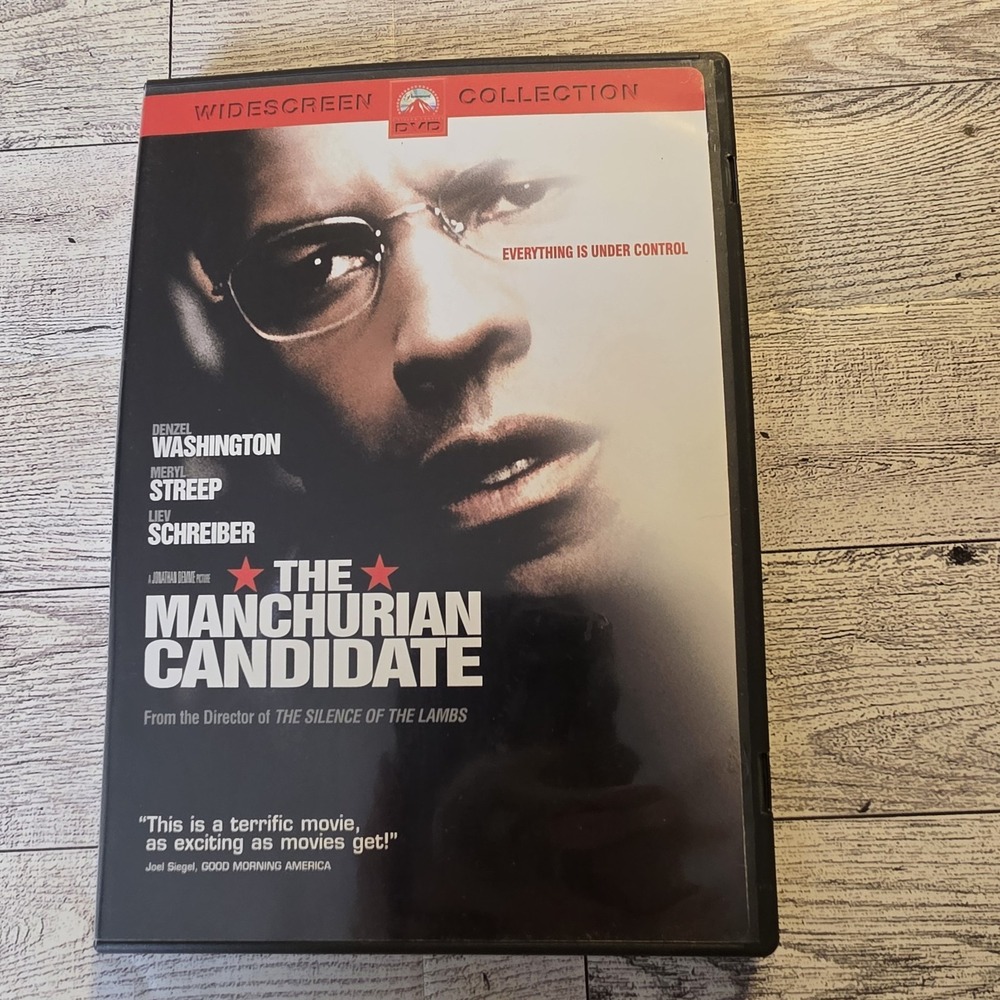 The Manchurian Candidate DVD Widescreen 2004 Denzel Washington Meryl Streep R